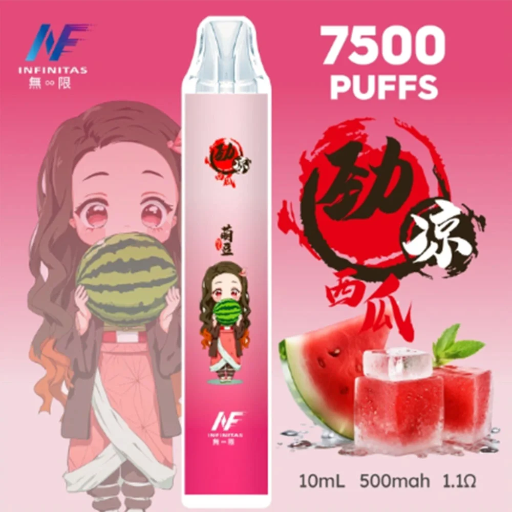 INF 7500 Puffs 拋棄式電子煙|鬼滅之刃粉絲必備|潮流造型+穩定輸出:圖片 3